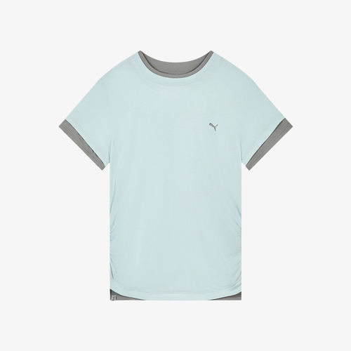 Puma/彪马正品女士时尚经典柔软圆领套头短袖T恤637431-48