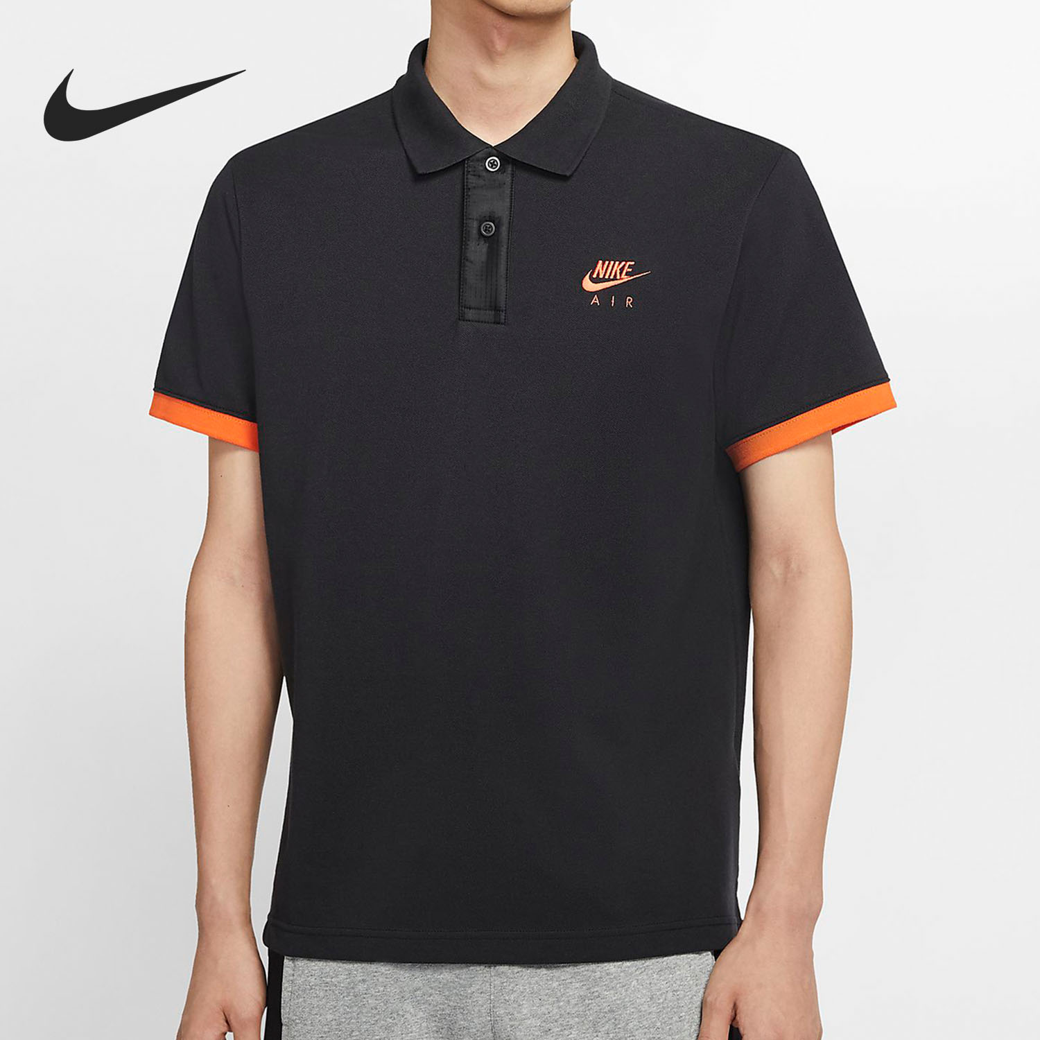 Nike/耐克正品SPORTSWEAR 男子运动翻领短袖透气POLO衫 CW5248