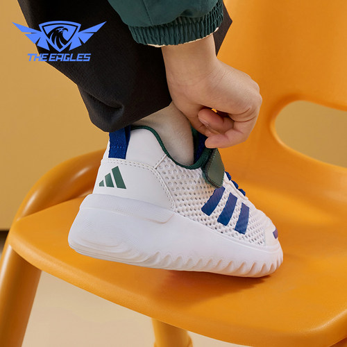 Adidas/阿迪达斯正品PLAYFLOW EL小童透气时尚复古休闲鞋KJ3272