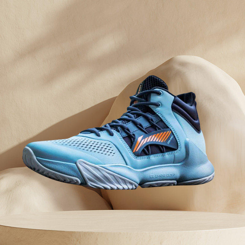李宁篮球鞋男秋新款暴风3透气减震回弹战靴耐磨运动鞋ABPP019