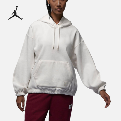 Nike/耐克正品JORDAN女子新款运动加绒保暖连帽卫衣FD7238
