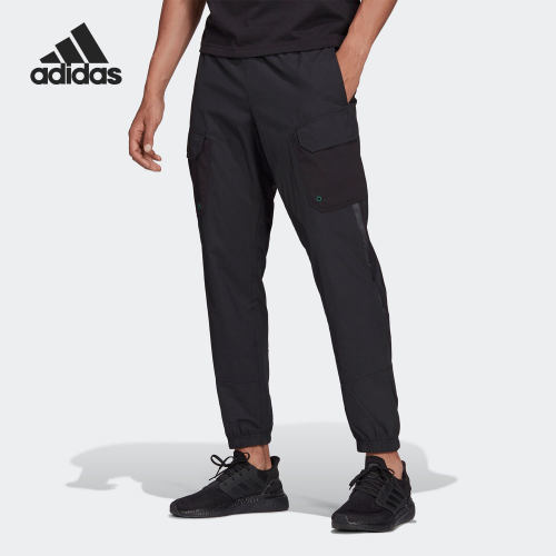 Adidas男子休闲运动梭织长裤