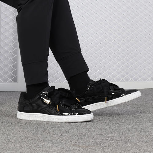 Puma/彪马正品 Basket Heart Patent Wn's 女子休闲板鞋363073-21