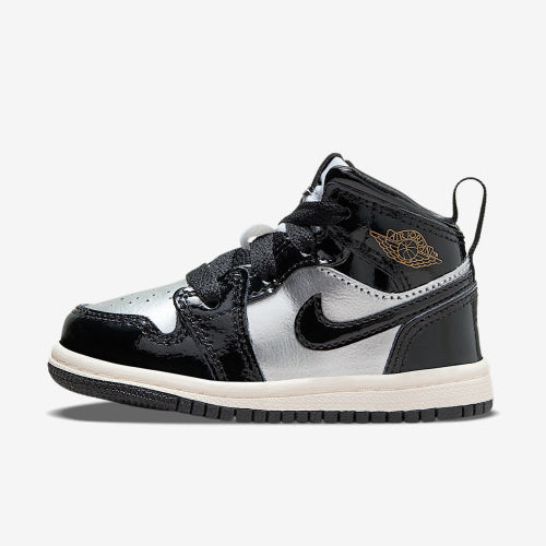 Nike耐克正品Air Jordan 1儿童防滑耐磨中帮系带运动鞋FZ3939-001