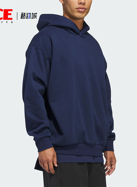 Adidas/阿迪达斯正品2025冬季款男女日常连帽套头运动卫衣KB7550