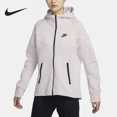 Nike/耐克正品秋冬新款女士印花运动连帽训练外套FB8339-019