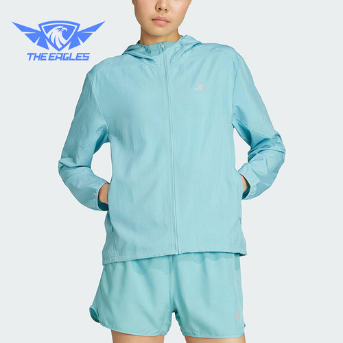 Adidas/阿迪达斯正品RUN IT JACKET女士连帽跑步运动外套JM5745