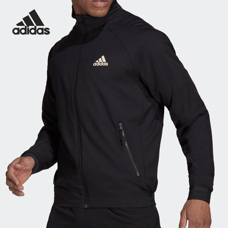Adidas/阿迪达斯正品2021新款男子运动休闲立领夹克外套 GT7821