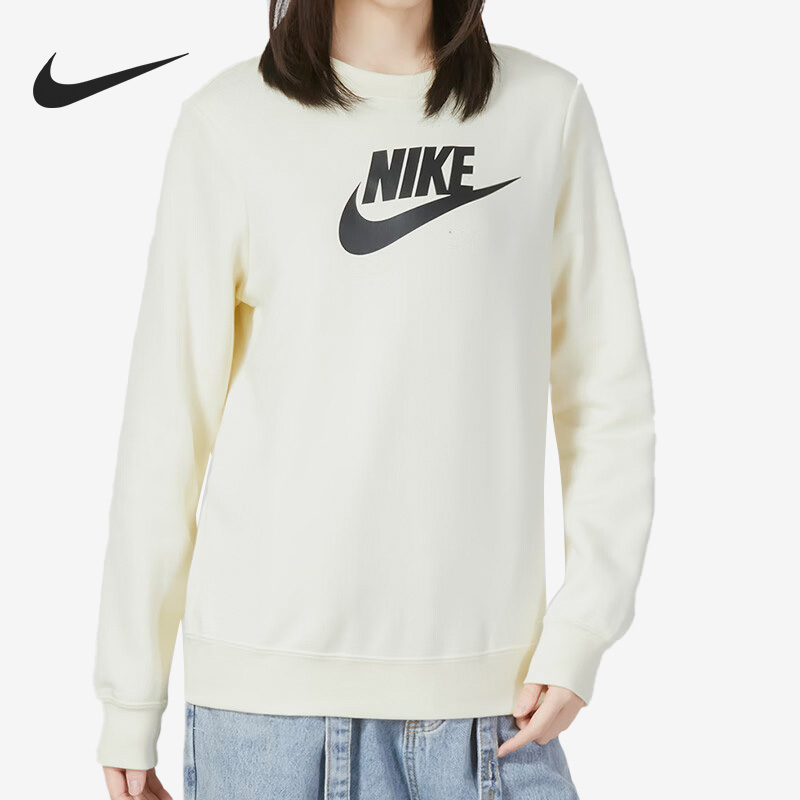 Nike/耐克官方正品2022秋季新款女子圆领运动长袖卫衣DQ5833-113