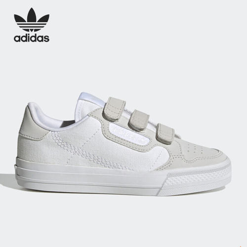 Adidas/阿迪达斯正品三叶草儿童魔术贴休闲运动板鞋EG9096