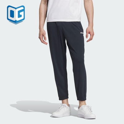 Adidas/阿迪达斯正品2025男士运动针织经典休闲小脚长裤KA3977