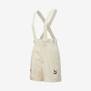 Puma/彪马夏季女士可拆卸背带运动休闲宽松短裤537516-65