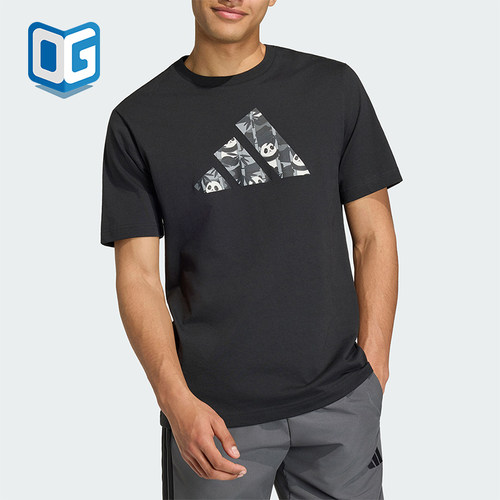 Adidas/阿迪达斯正品2026男士运动休闲经典舒适圆领短袖T恤KB4849