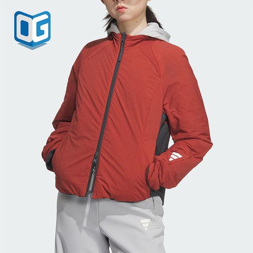 Adidas/阿迪达斯正品FUSTL W P JKT女士双面穿保暖棉服JM4247