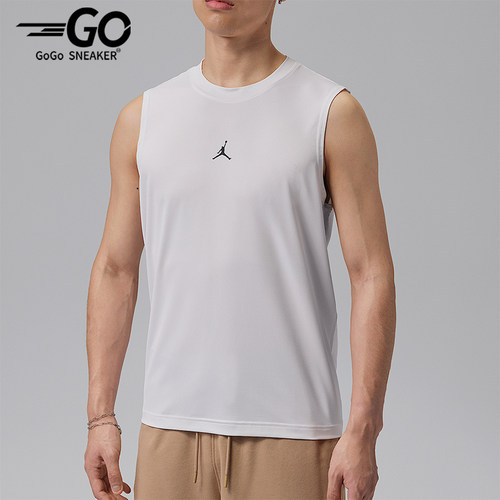 Nike/耐克正品JORDAN男士舒爽透气简约经典日常背心T恤IF0890-100