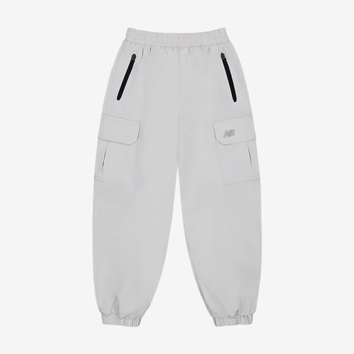 New Balance新百伦正品儿童大口袋松紧腰束脚长裤7XF4E103-LGR