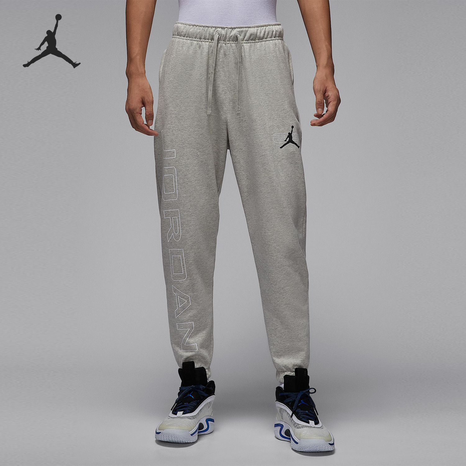 Nike/耐克官方正品JORDAN男士针织束脚休闲日常长裤HQ8700-050