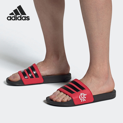 Adidas/阿迪达斯正品当季新款男子舒适凉鞋游泳运动拖鞋FW7074