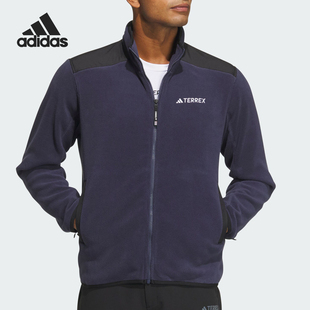 ZIP男士 FULL 户外保暖抓绒外套IR8338 阿迪达斯正品 Adidas