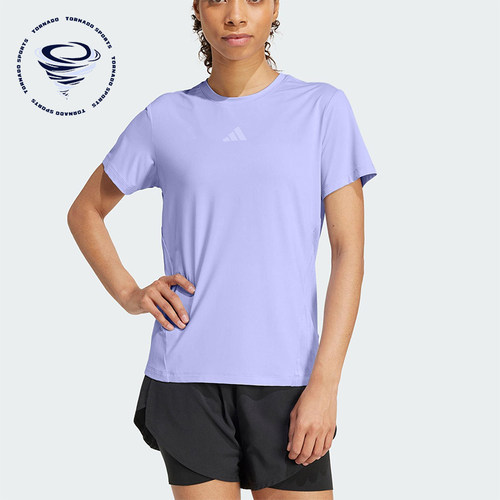 Adidas/阿迪达斯正品2025夏季款女士健身经典透气运动短袖JZ6280