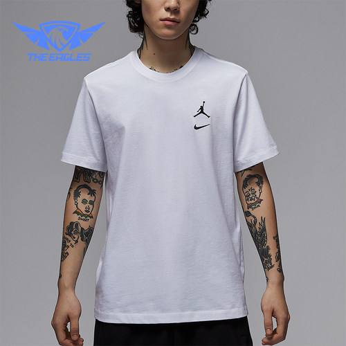 Nike/耐克正品JORDAN男士透气简约户外经典休闲短袖IB8915-100