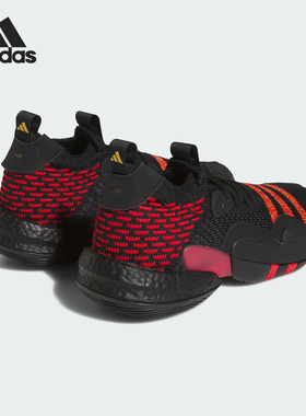 Adidas/阿迪达斯正品男款时尚百搭耐磨透气低帮篮球鞋HQ0986