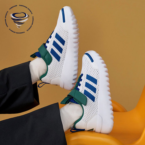 Adidas/阿迪达斯正品PLAYFLOW EL小童透气时尚复古休闲鞋KJ3272