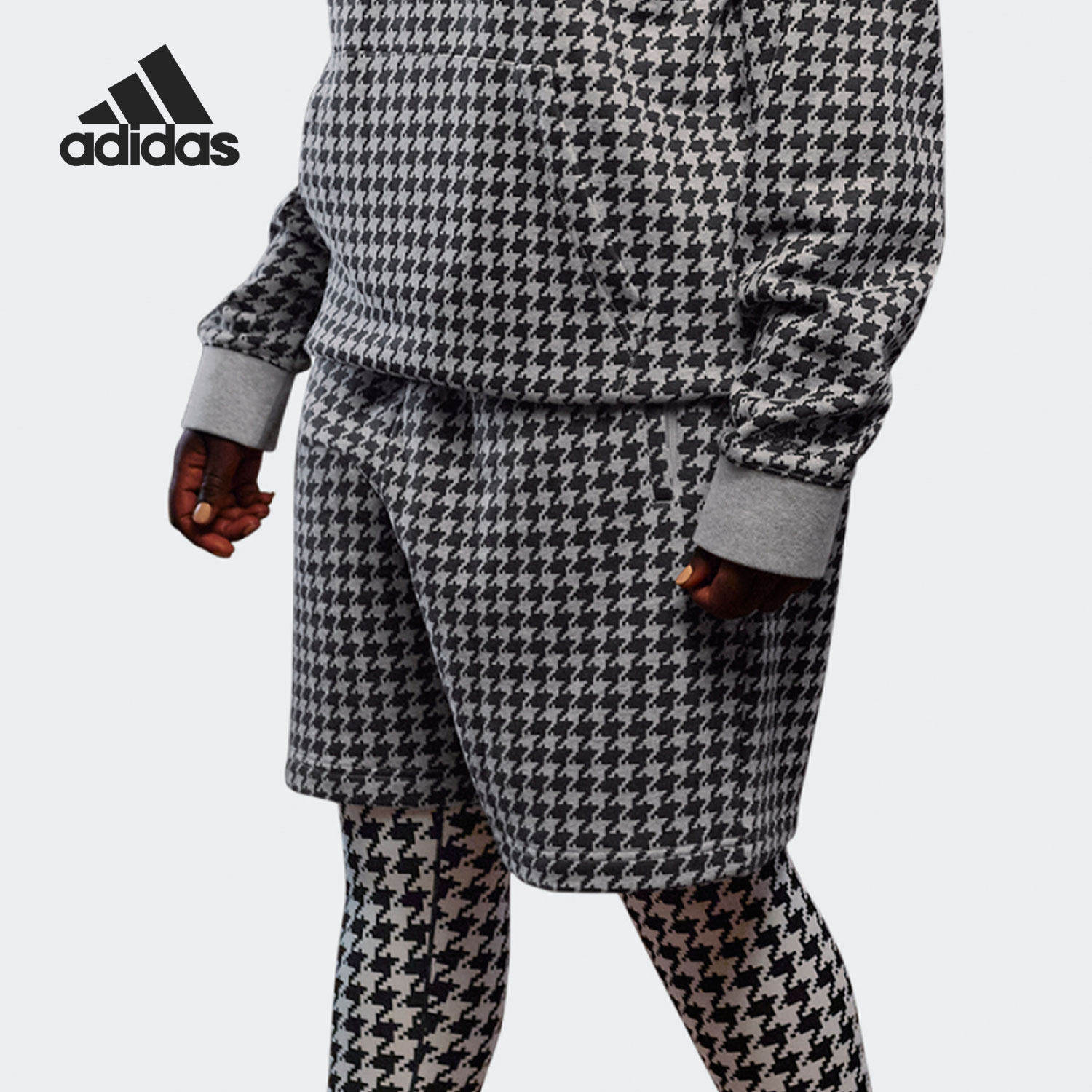 Adidas阿迪达斯正品IVY PARK男女可调节运动中长裤/短裤HN4528