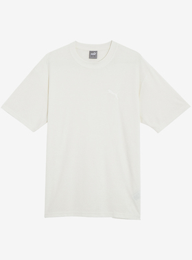 Puma/彪马官方正品TOWELING CAT男士圆领休闲简约宽松毛巾布短袖