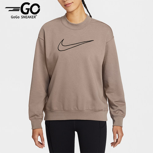 Nike/耐克正品女士经典套头时尚休闲跑步运动卫衣DQ5543-233