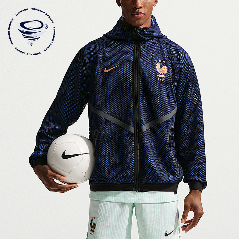 Nike/耐克正品Dri-Fit 男士针织训练复古经典夹克外套IH1763-498