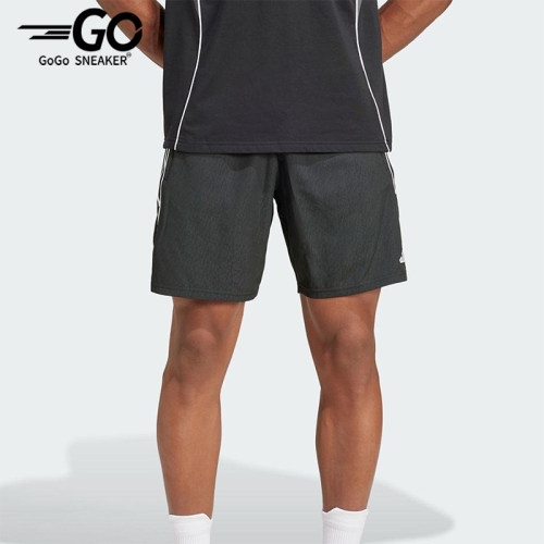 Adidas/阿迪达斯正品2025夏季款男士运动经典梭织透气短裤IW0407