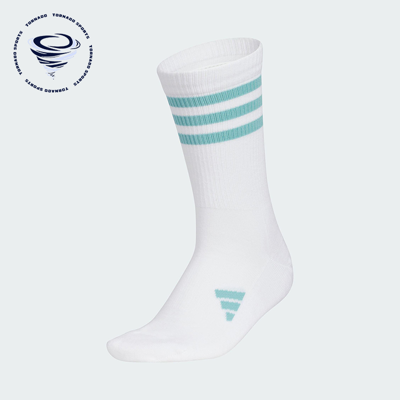 Adidas/阿迪达斯正品3-STRIPES CREW 女士经典运动袜一双装JM0222