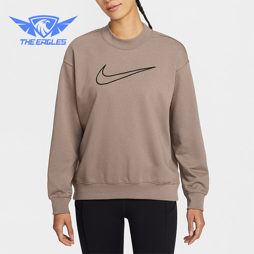 Nike/耐克正品女士经典套头时尚休闲跑步运动卫衣DQ5543-233