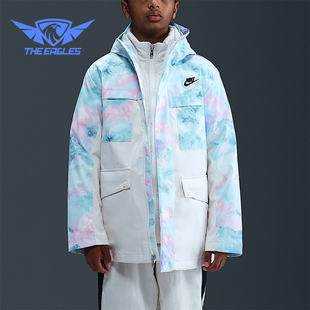 大童运动三合一两件套羽绒服IQ9989 2025冬季 988 耐克正品 Nike