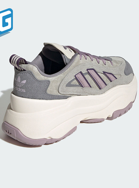 Adidas/阿迪达斯正品OZGAIA W女士经典厚底绑带老爹鞋JS1658