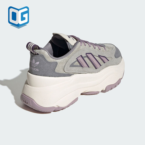 Adidas/阿迪达斯正品OZGAIA W女士经典厚底绑带老爹鞋JS1658