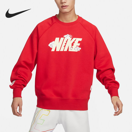 Nike/耐克正品Sportswear 龙年款男士加绒圆领卫衣FZ6374-657