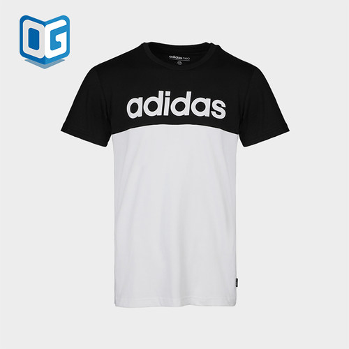 Adidas/阿迪达斯正品新款男士舒适透气经典运动训练短袖T恤DX9682