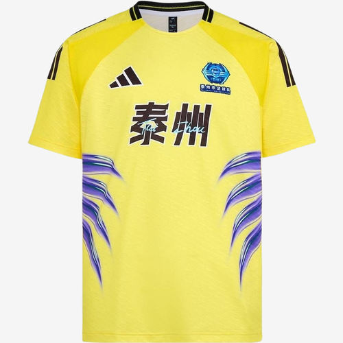 Adidas阿迪达斯正品苏超泰州队男女同款足球比赛短袖T恤LG1967