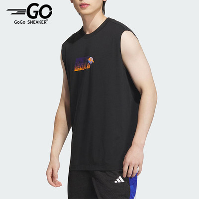 Adidas/阿迪达斯正品BB GRAPHIC TANK男士经典无袖篮球背心KC0310