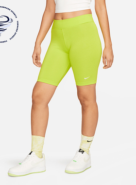 Nike/耐克正品夏季新款女士跑步训练骑行紧身短款CZ8527-321