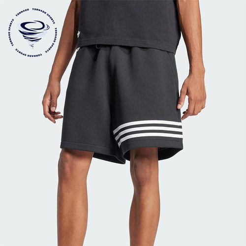 Adidas/阿迪达斯正品三叶草男士系带宽松时尚休闲运动短裤JC9941