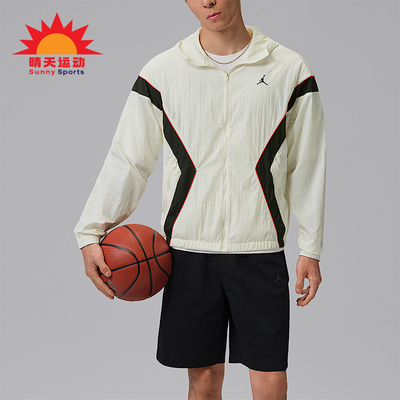 Nike/耐克正品Jordan男士运动复古轻便防晒衣夹克外套IB7256-100