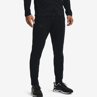 UA/安德玛正品运动男士简约经典透气时尚训练针织长裤1366203-001