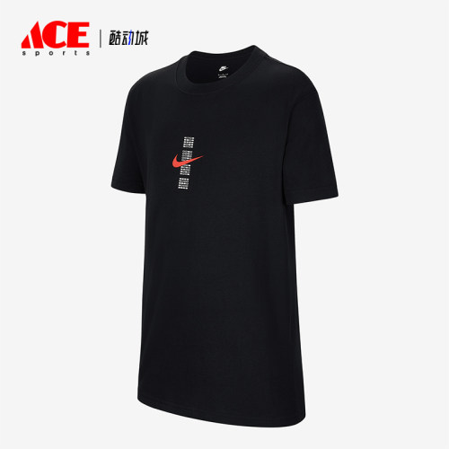 Nike/耐克正品Sportswear大童针织宽松经典图案短袖IH0829-010