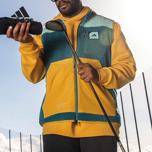 Adidas/阿迪达斯正品新款男士时尚潮流拼接运动马甲IB1967