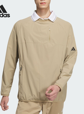 Adidas/阿迪达斯正品新款男士圆领宽松运动高尔夫长袖IM6422