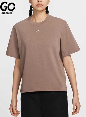 Nike/耐克正品夏季款女士运动宽松透气休闲日常短袖DD1238-233