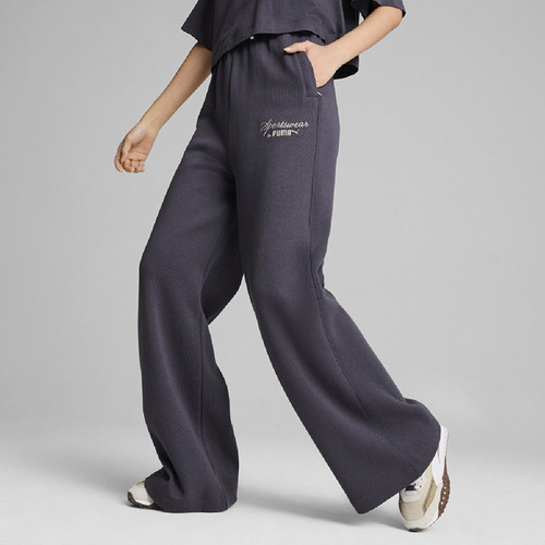 Puma/彪马正品女士时尚潮流柔软简约舒适直筒休闲裤626568-69